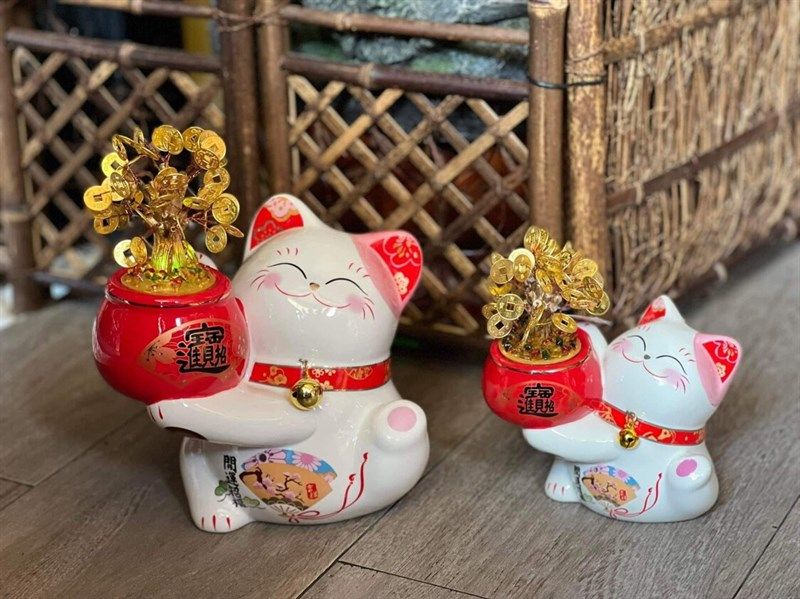  Mèo Kim Tiền 17,5cm 