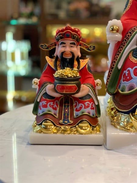  Thần Tiền Vẽ Gấm 8in 20cm 