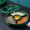 Hộp Mứt Tròn Xanh 360•