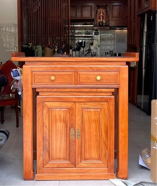  Bàn Thờ Phật Gõ 108x68 
