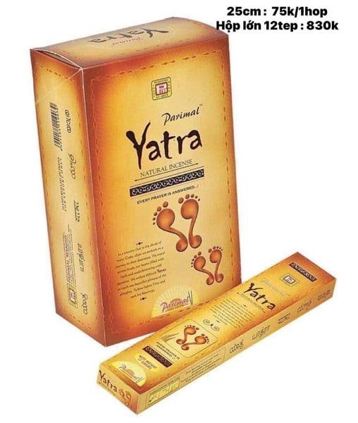  Nhang Yatra 25cm Hộp Lớn 12 Tép 