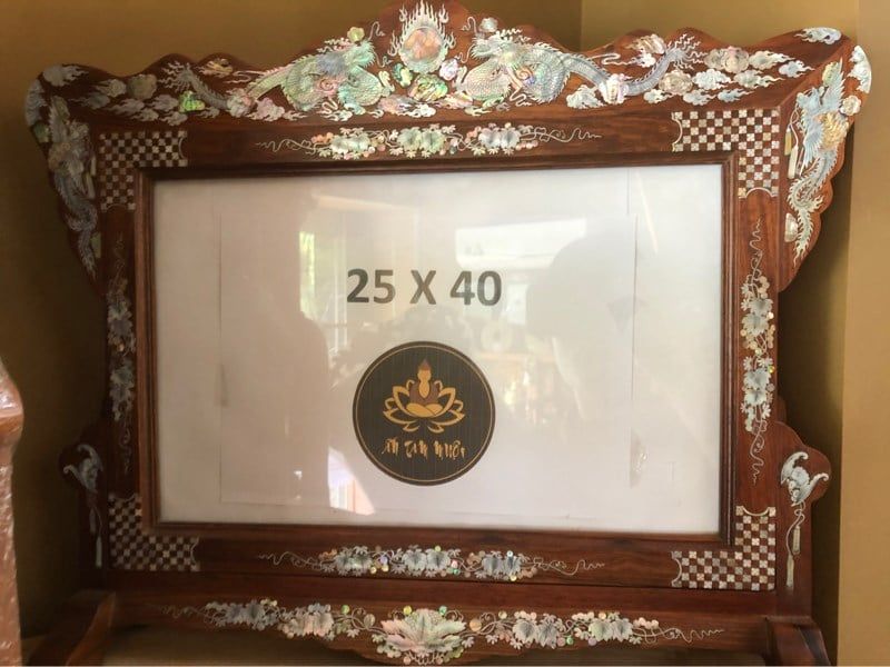  Khung hình gỗ cẩn 25x40 