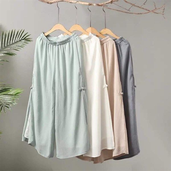  Quần Lam Hồng 1 Nút Hông Size XXL 