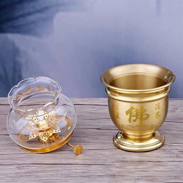  Đèn Dầu Đồng Chử Vạn Size Nhỏ 