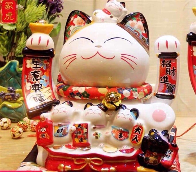  Mèo Thần Tài 26cm 