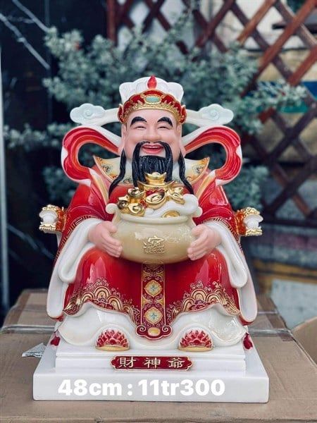  Thần Tiền Bột Đá Đỏ 48cm 