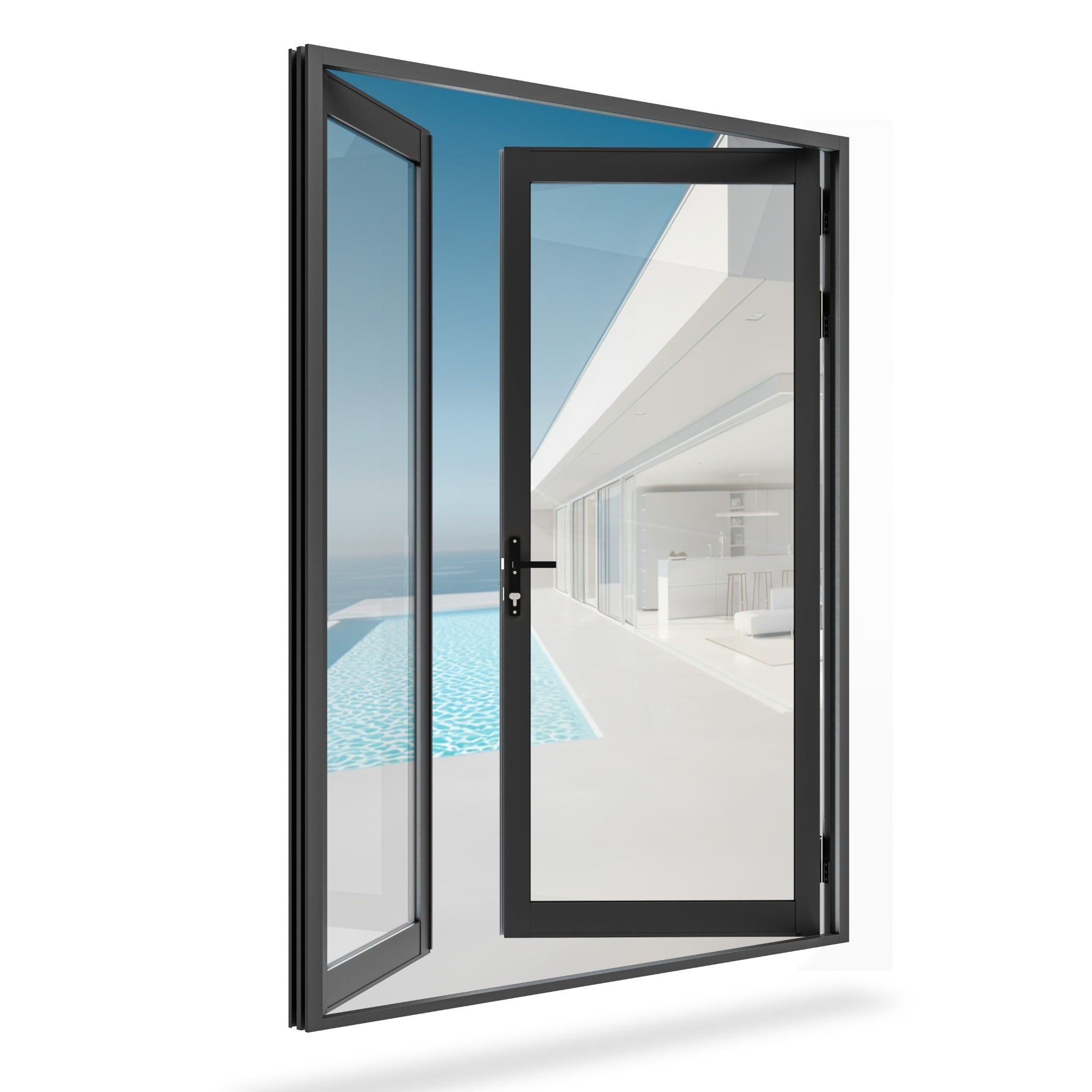  CỬA ĐI MỞ QUAY 2 CÁNH 