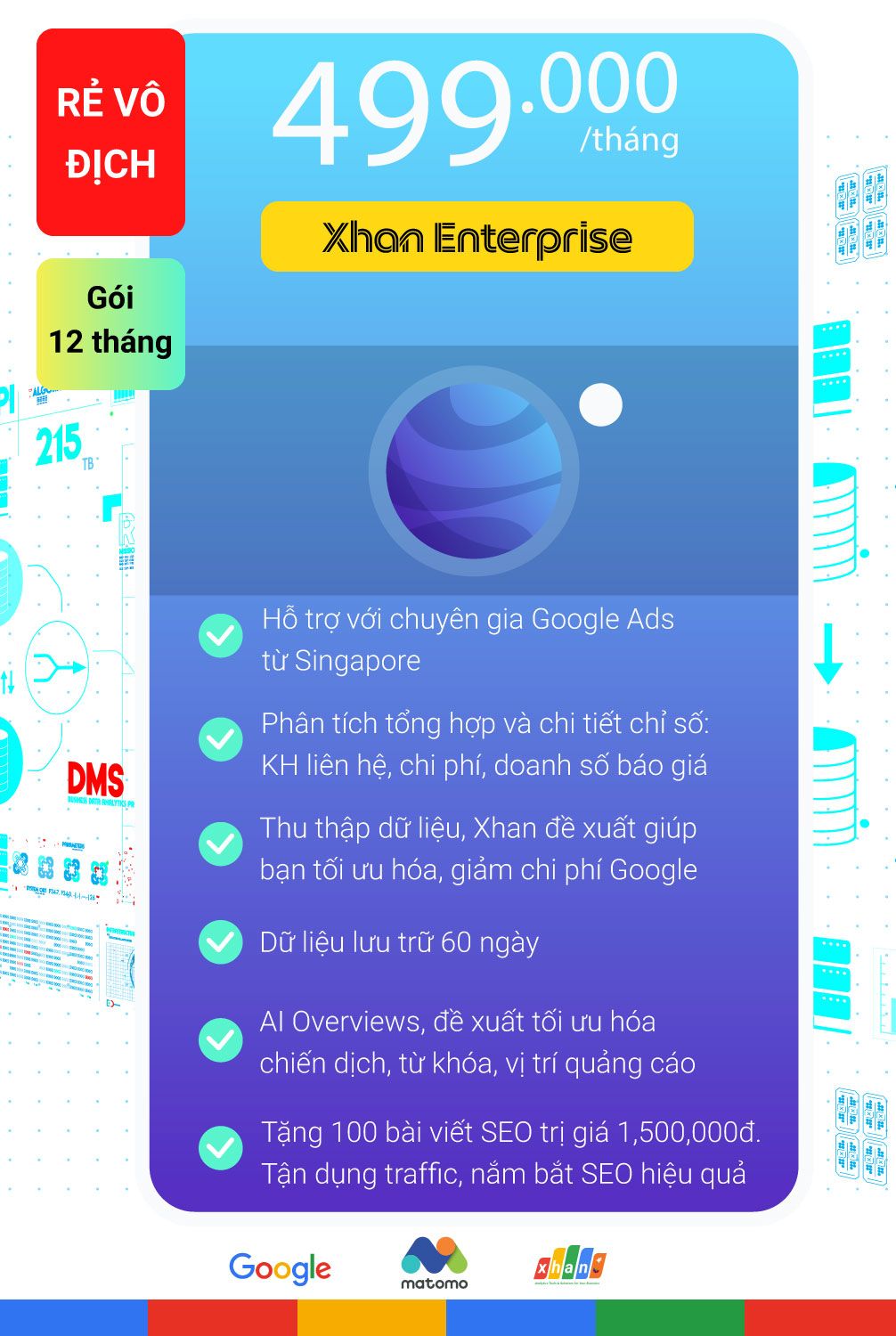 Gói Xhan Enterprise 12 tháng