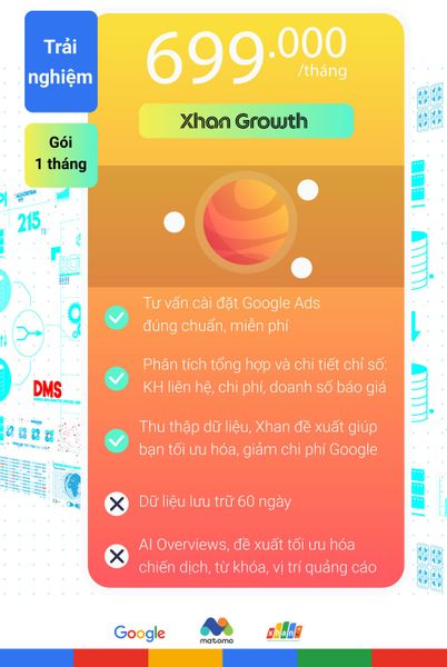 Gói Xhan Growth 1 tháng