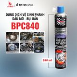  SUMO AUTO BPC850 - Dung dịch vệ sinh phanh và chi tiết kim loại 840ml làm sạch bụi bẩn dầu mỡ bảo trì nồi xe máy tay ga dụng cụ công nghiệp 
