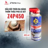  Sumo Dầu đa năng 5 trong 1 Z4P450 450ml thẩm thấu gỉ sét bulong bôi trơn khử ẩm ô tô bảo vệ xe khỏi ẩm mốc hiệu quả 
