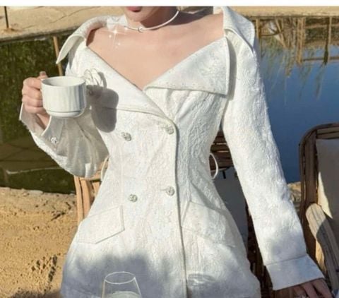 Đầm vest dài tay from A tiểu thư (K91)