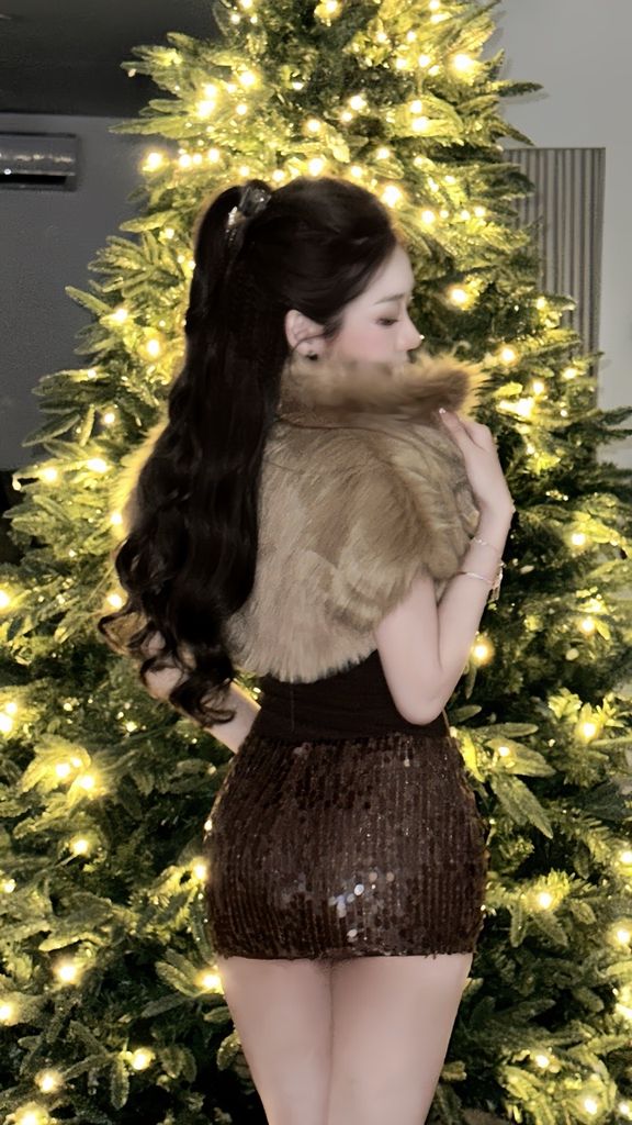 Áo khoác lông from ngắn (L80)