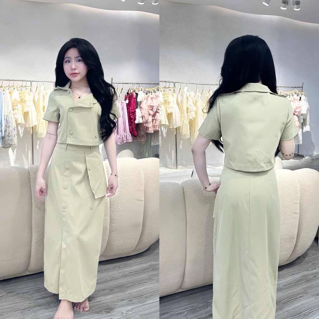 Set áo sơ mi & cv from A (H69)