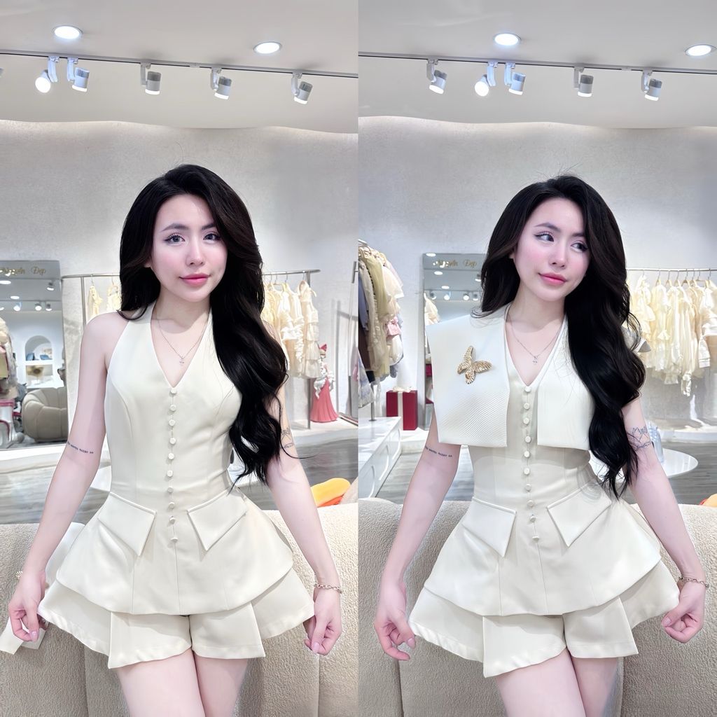 Set 3 món áo 2s kèm khoác ngoài & cv (G27)