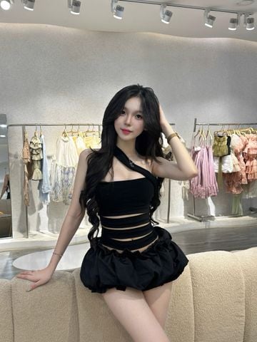 Áo cúp dây rời chéo dây (H64)