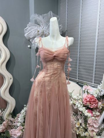 Đầm 2s from dài dáng xòe(B40)