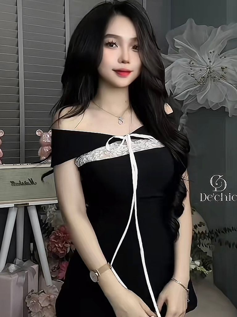 set đầm ống phối ren kèm choàng (f21)