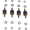 ULVAC Việt Nam | ULVAC Vibration Damping Rubber ME-15 (M5) - Pack of 4 Options for Vacuum Pump MW1523947