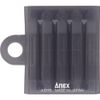 ANEX Việt Nam | ANEX 5-Piece Bit Holder, Clear Black Bit Holder For 5 Bits MW1611643