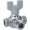 KAKUDAI Việt Nam | KAKUDAI Water Pipe Fittings Three-Way Ball Diverter Valve 13 3-Way Ball Valve for Tap (1/2) MW2266997