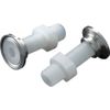 FLON Việt Nam | Flon Chemical Fluororesin (PFA) Ferrule x Male Thread Joint R1/4 Ferrule Joint Valve Series MW2504637