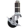 HAMMER-TYPE Việt Nam | Hammer-type plug-in caster, swivel caster, 24mm pipe diameter, with stopper, rubber wheel, 50mm, light load. Expanding Stem Rubber Caster MW3365232