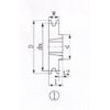 EVN Việt Nam | EVN SPZ Bushing Pulley, 100mm, 1 Groove SP Pulley MW3806634