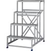 ALINCO Việt Nam | Alinco Work Platform (Checker Plate Top Type) 4-Step Work Project MW6777565
