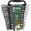 SATA Việt Nam | SATA Swivel Combination Ratchet Wrench Set, Black (12-piece set) Ratcheting Wrench Set MW6793450
