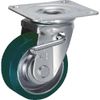 UKAI Việt Nam | UKAI Medium-Duty Caster with Stopper, Swivel (Swivel) Fitting, JB Type, Urethane Rubber, Wheel Diameter 75mm Plate-type rubber caster (pressed urethane rubber wheel) MW6910091