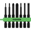 ENGINEER Việt Nam | ENGINEER Driver Bit Plus/Minor Middle Set, 7-Piece Set, Plus No. 0-3, -3-5.5mm Mid +/- bit set MW6961631