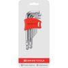 PB SWISS TOOL Việt Nam | PB SWISS TOOL Swiss Tools Ball-End Hex Key Set, 9-Piece, Compact Holder (Blister Pack) 212DH-10CN WRENCH MW8571254