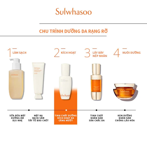 Tinh Chất Nhân Sâm Cải Thiện Nếp Nhăn Săn Chắc Da Sulwhasoo Concentrated Ginseng Renewing Serum 8ml