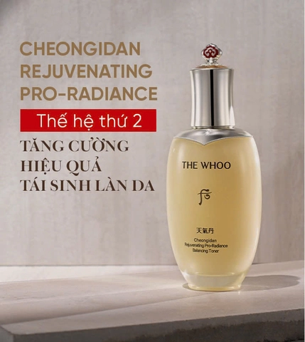 Nước Hoa Hồng Tái Sinh Da Whoo Cheongidan Rejuvenating Pro Radiance Balancing Toner (150ml)