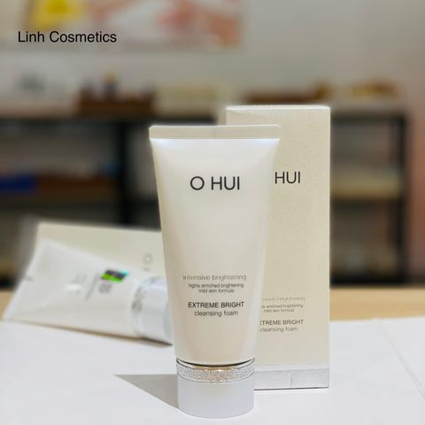 Sữa Rửa Mặt Dưỡng Trắng Ohui Extreme White Bight Foam 160ml