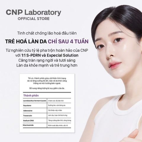 Tinh Chất PDRN Căng Bóng Sáng Da Hỗ Trợ Tái Sinh CNP Derma Answer Active Boost Ampule