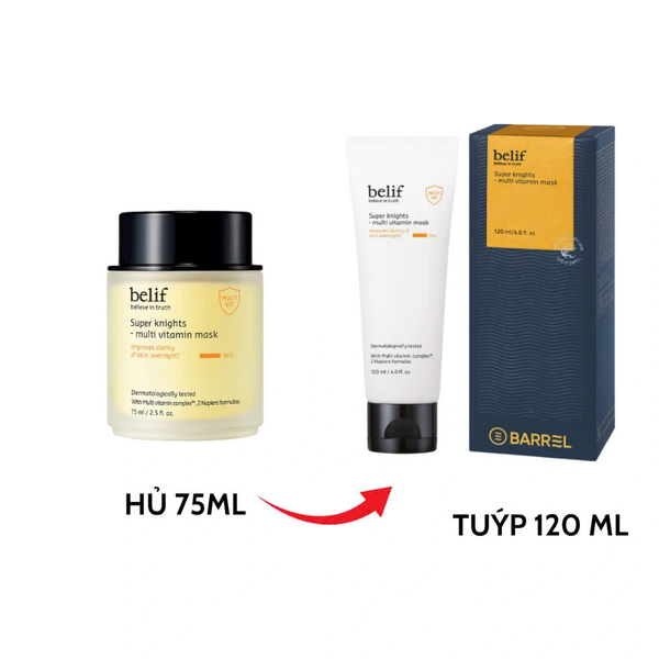 Mặt Nạ Ngủ Dưỡng Ẩm Phục Hồi Da Chuyên Sâu Belif Multi Vitamin Mask 75ml