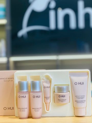 Bộ Dưỡng Da Ohui Hồng Ohui Miracle Moisture Mini 5pcs