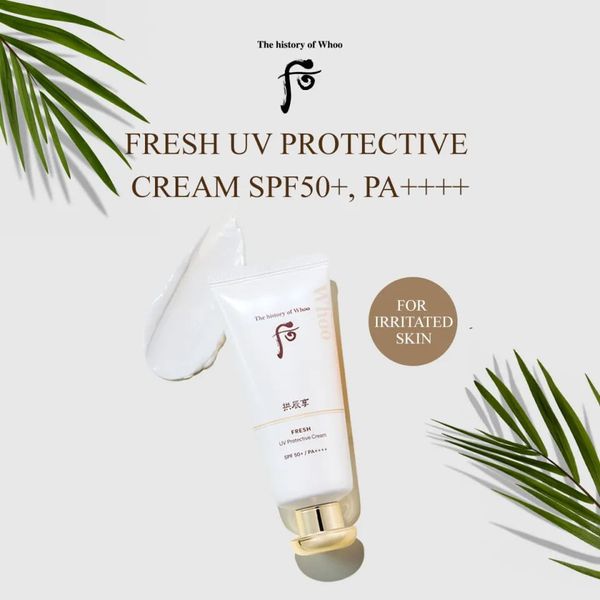 Kem Chống Nắng Hoàng Cung whoo Gongjinhyang Fresh Sun Cream SPF 50+++ Special Set