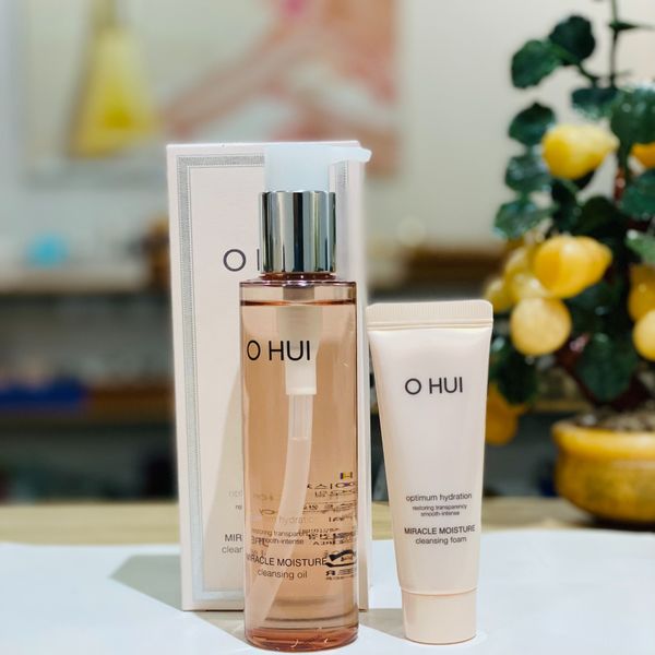 Bộ Dầu Tẩy Trang Ohui Miracle Moisture Cleansing Oil