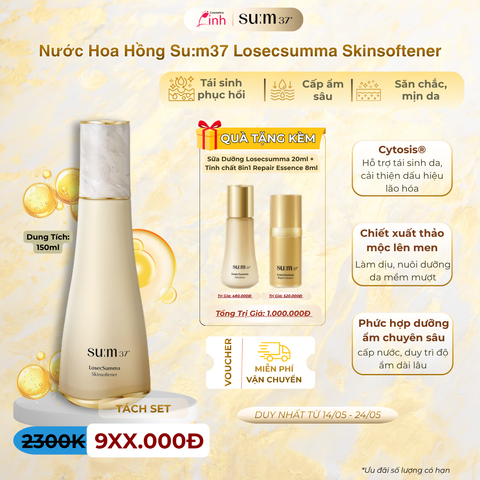[Flashsale] Hoa Hồng Tái Sinh Sum37 LosecSumma Skin Softener 150ml