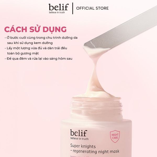 Mặt Nạ Ngủ Tái Sinh Và Chống Lão Hóa Belif Regenerating Mask 75ml