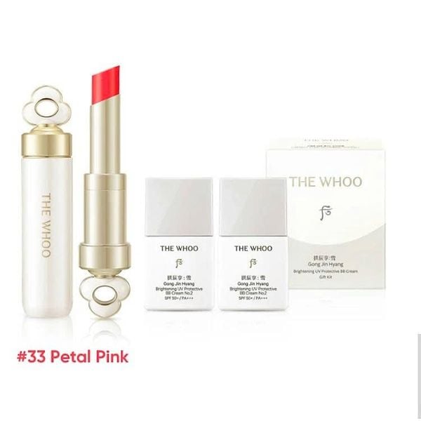 Bộ Son Dưỡng The Whoo Essential Lip Glow Balm Special Set
