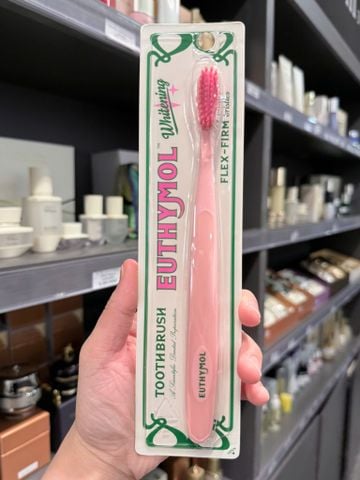 Bàn Chải Đánh Răng Sợi Lông Siêu Đàn Hồi Làm Sạch Và Loại Bỏ Mảng Bám Euthymol Whitening