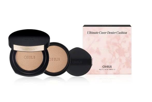 Phấn Nước Chuyên Kiềm Dầu Che Phủ Cao Mỏng Nhẹ OHUI Ultimate Cover Denier Cushion 13gx2