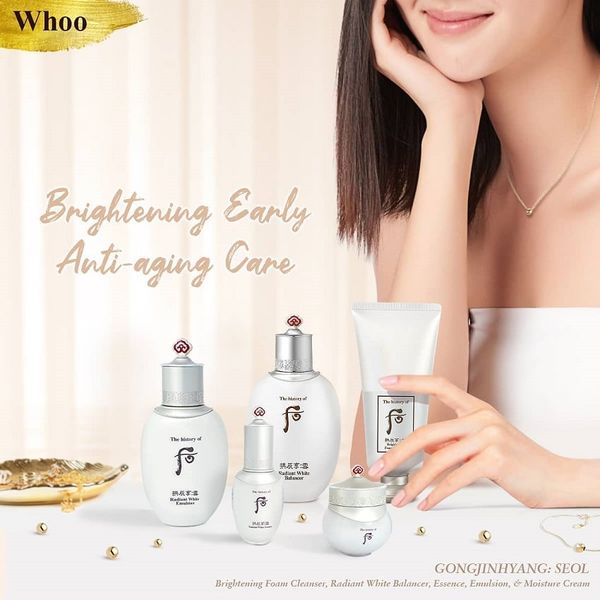 Sữa Dưỡng Trắng Whoo Gongjinhyang Seol Radiant White Emulsion 110ml