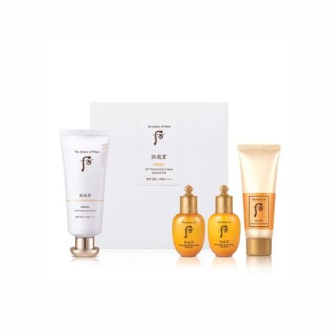Kem Chống Nắng Hoàng Cung whoo Gongjinhyang Fresh Sun Cream SPF 50+++ Special Set