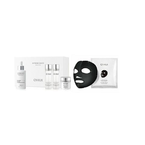 Bộ Tinh Chất Mờ Nám Trắng Da OHUI Extreme White Melatoning Dark Spot Ampoule Essence Special Set Hàng CTY LG VINA