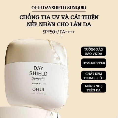 Chống Nắng Dạng Sữa OHUI Day Shield Sunquid Special Set